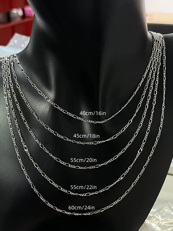Wholesale Minimalist S925 Sterling Silver Side Chain Pendant Necklace With Electroplating