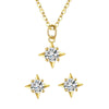 Wholesale Minimalist S925 Sterling Silver Star Shape Necklace For Women