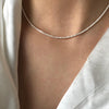 Wholesale Minimalist 925 Silver Cauliflower Snowflake Chain Necklace And Bracelet With Electroplating For Women