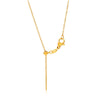Wholesale Minimalist Stainless Steel And Copper Gold Plated Oshaped Chain Necklace Unisex