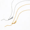 Wholesale Minimalist Stainless Steel And Copper Gold Plated Oshaped Chain Necklace Unisex