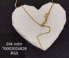 Wholesale Minimalist Stainless Steel And Copper Gold Plated Oshaped Chain Necklace Unisex