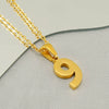 Wholesale Minimalist Stainless Steel And Titanium Steel Necklace With Arabic Digital Pendant And Cross Chain Electroplated For Men And Women