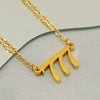 Wholesale Minimalist Stainless Steel And Titanium Steel Necklace With Letters Numbers Text Pattern And Cross Chain Electroplated
