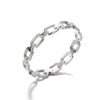 Wholesale Minimalist Stainless Steel Hollow Heart Shape Geometric Unisex Ring With Electroplating