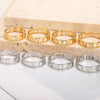 Wholesale Minimalist Stainless Steel Hollow Heart Shape Geometric Unisex Ring With Electroplating