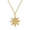 Wholesale Minimalist Star Shape Silver 925 Sterling Silver Pendant Necklace With O Chain And Electroplating Treatment For Women
