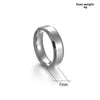 Wholesale Minimalist Ushape Stainless Steel Unisex Ring With Electroplating Treatment