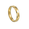 Wholesale Minimalist Ushape Stainless Steel Unisex Ring With Electroplating Treatment