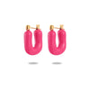 Wholesale Minimalist Ushaped Electroplated Stainless Steel Earrings For Women