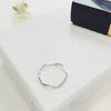 Wholesale Minimalist Wave Ring With Silver And Gold Plating For Unisex
