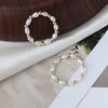 Wholesale Minimalist Women's Natural Freshwater Pearl Ring In 14K Gold With Rice And Water Drop Shapes