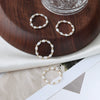 Wholesale Minimalist Women's Natural Freshwater Pearl Ring In 14K Gold With Rice And Water Drop Shapes