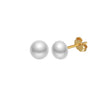 Wholesale Minimalist Women's S925 Sterling Silver Freshwater Pearl Earrings