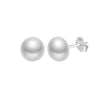 Wholesale Minimalist Women's S925 Sterling Silver Freshwater Pearl Earrings