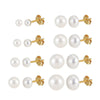 Wholesale Minimalist Women's S925 Sterling Silver Freshwater Pearl Earrings