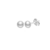 Wholesale Minimalist Women's S925 Sterling Silver Freshwater Pearl Earrings