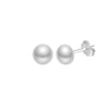 Wholesale Minimalist Women's S925 Sterling Silver Freshwater Pearl Earrings