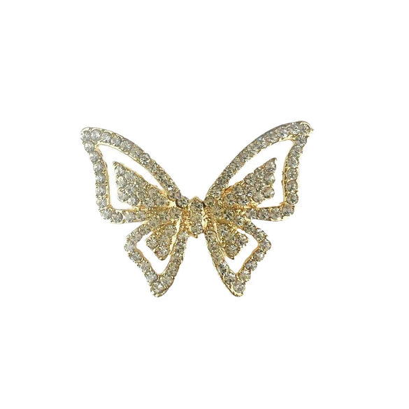 Wholesale Minimalist Zinc Alloy Antiglare Brooch With Diamond Encrustment And Electroplating Treatment