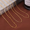 Wholesale Minimalistic Geometric 316L Stainless Steel Goldplated Necklace With Variety Of Chains