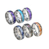 Wholesale Mixed Batch Geometric Titanium Steel Rings For Men And Women With Electroplating And Various Colors