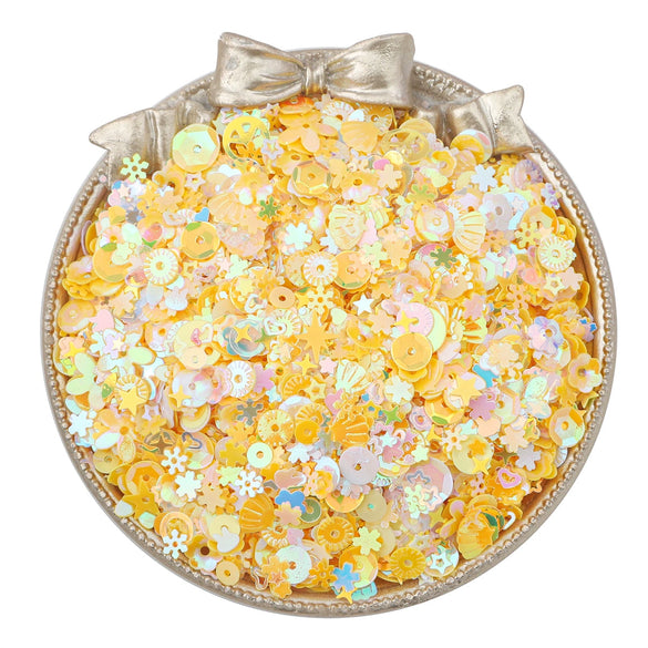 Wholesale Mixed Bead And Flash Sequins Handmade Clothing Accessories Simple Style