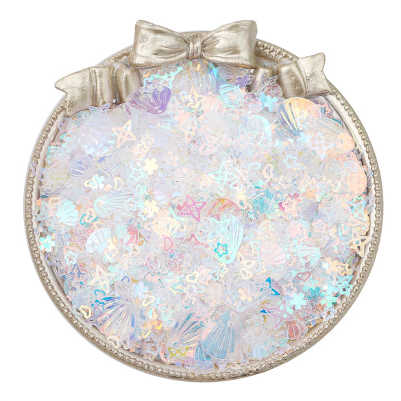 Wholesale Mixed Bead And Flash Sequins Handmade Clothing Accessories Simple Style