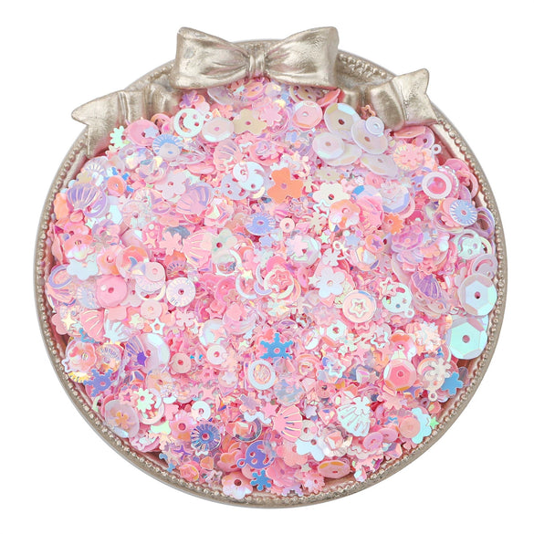 Wholesale Mixed Bead And Flash Sequins Handmade Clothing Accessories Simple Style