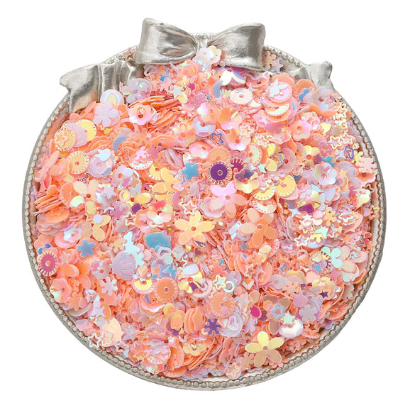 Wholesale Mixed Bead And Flash Sequins Handmade Clothing Accessories Simple Style
