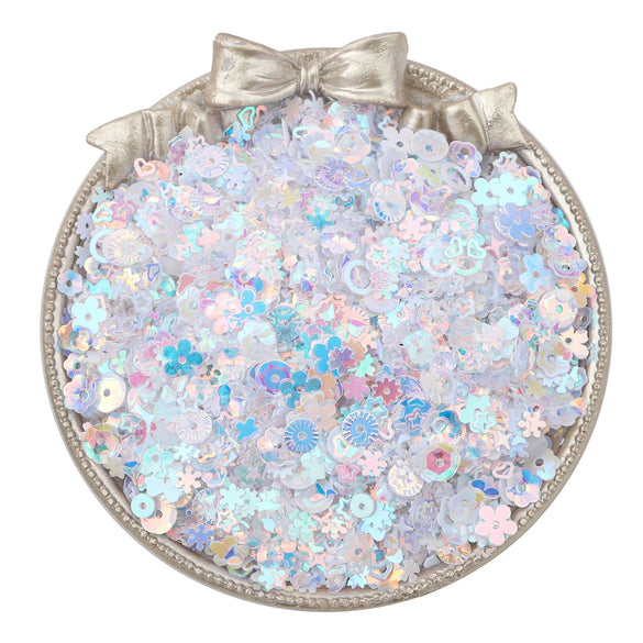 Wholesale Mixed Bead And Flash Sequins Handmade Clothing Accessories Simple Style