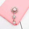 Wholesale Mobile Phone Case Accessories Alloy Pearl Pendant Diamond Series With Electroplating