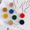 Wholesale Mobile Phone Case Accessories Matte Rubber Paint Resin Geometric Semicircle Acrylic
