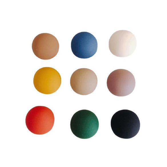 Wholesale Mobile Phone Case Accessories Matte Rubber Paint Resin Geometric Semicircle Acrylic