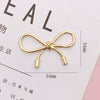 Wholesale Mobile Phone Case Jewelry With Smooth Metal Bow Accessories Alloy Electroplating