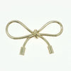 Wholesale Mobile Phone Case Jewelry With Smooth Metal Bow Accessories Alloy Electroplating