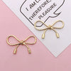 Wholesale Mobile Phone Case Jewelry With Smooth Metal Bow Accessories Alloy Electroplating