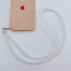 Wholesale Mobile Phone Hanging Rope Nylon Mesh With Acrylic Beads Handmade Unisex