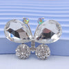 Wholesale Mobile Phone Shell Accessories Alloy Dripping Oil Butterfly Rhinestone Handmade Diamondembedded