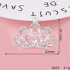 Wholesale Mobile Phone Shell Accessories Crown Style Alloy Rhinestone Full Diamond Encrusted Electroplated