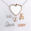 Wholesale Mobile Phone Shell Jewelry Alloy Electroplated With Bear Butterfly Love Rhinestone Design