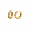 Wholesale Mobius Ear Buckle 925 Silver Geometric Ins Zircon Electroplated Earrings For Women