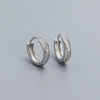 Wholesale Mobius Ear Buckle 925 Silver Geometric Ins Zircon Electroplated Earrings For Women