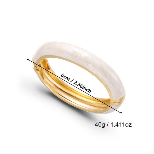 Wholesale Modern Minimalist Geometric Alloy Oildrip Handmade Bracelet Jewelry Accessories