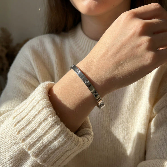 Wholesale Modern Minimalist Geometric Electroplated Stainless Steel Bracelet Jewelry