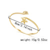 Wholesale Modern Minimalist Starfish And Conch Pattern Iron Electroplated Arm Bracelet Women's Accessory