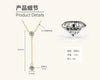 Wholesale Moissanite And 925 Silver Tassel Long Necklace With Geometric Style Electroplated Featuring Letter Number And Text Shapes