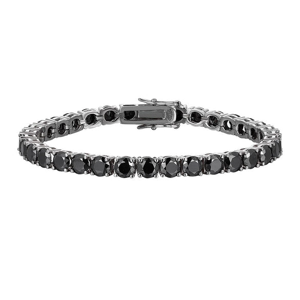 Wholesale Moissanite Bracelet S925 Sterling Silver Geometric Hip Hop Style Set With Diamonds