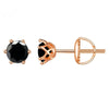 Wholesale Moissanite Earrings S925 Sterling Silver Rose Gold Round Love Design For Women Classic Style