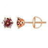 Wholesale Moissanite Earrings S925 Sterling Silver Rose Gold Round Love Design For Women Classic Style