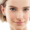 Wholesale Moissanite Earrings Silver Simple Style With Constellation Heart Fruit And Other Patterns Electroplated